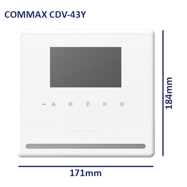 ابعاد آیفون تصویری CDV-43Y